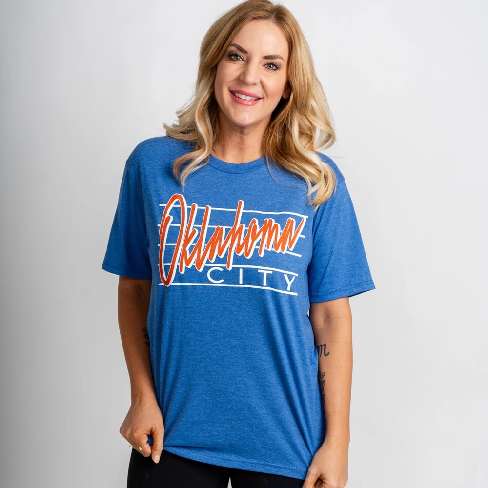 Oklahoma City Thunder Lines Graphic Tee